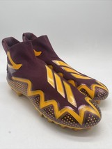 adidas Ultra Freak 22 Boost Football Cleats Maroon Gold HP8760 Mens Size 10 - £94.35 GBP