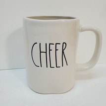 Rae Dunn By Magenta Collection white Ceramic &quot;Cheer&quot; 4 1/2&quot; Coffee Mug 2... - $11.63