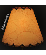 Rustic Cottage LACED CRACKLE Table Light LAMP SHADE Clip-On Bulb Style 9... - £27.16 GBP