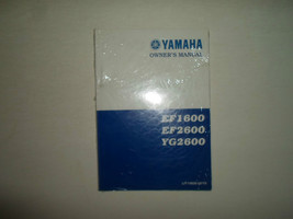 Yamaha EF1600 EF2600 YG2600 Proprietari Manuale Factory OEM Concessionaria Nuovo - £11.72 GBP