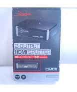 NEW Rocketfish 2-Output HDMI Splitter 4K at 60Hz and HDR Pass-Through rf... - €24,12 EUR