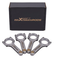 4x Steel Conrods Connecting Rods for Honda Acura H23 F22 2.2L 2.3L 5.571&#39;&#39; - $373.76