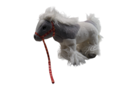 American Girl Wellie Wishers Plush White Gray Shetland Pony Doll&#39;s Horse toy - £8.14 GBP