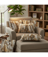 SOGA 6PC Faux Fur Luxury cover Set – 3x45cm Mixed &amp; Light decorative pil... - $126.50