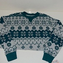 Colise Womens Sweater Cropped Fleece Print Size Small NWT - £12.33 GBP
