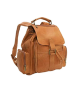 Le Donne Leather Classic Multi-Pocket Backpack &quot; Original and Authentic&quot; - $393.05 CAD