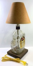 Crown Royal Large 1.75L Bottle Table Lamp Light w/ Oiled Kraft Shade &amp; Led Bulb - £62.75 GBP
