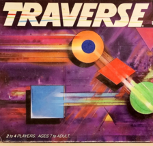 1992 Traverse Board Game Vintage Checkers Chess Style Multiplayer Games ... - €25,68 EUR