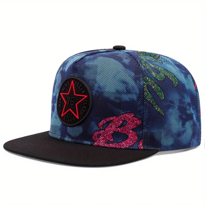 Pentagram Baseball Caps For Men Fashion Hip Hop Snapback Hats Women Outdoor - £10.93 GBP