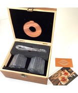 JZBVAN 2 Crystal Whiskey Glasses Gift Box Set Silk Lowball w/Rocks &amp; Ton... - $786.14 MXN