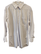 Harry&#39;s Fashions Men&#39;s Button Down Long-sleeved Plaid Gray Casual Shirt ... - £9.57 GBP