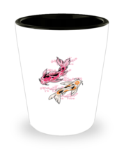 Shot Glass Party Funny Japanese Fish Koi  - £15.80 GBP