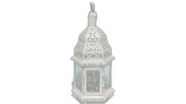 White Moroccan Lantern - £15.80 GBP