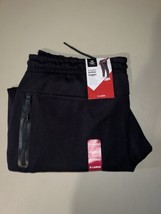 Member Mark Everyday Active Jogger Men’s Size XL Black Pants With Zipper Pocket  - £11.68 GBP