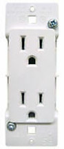 Pass &amp; Seymour Mobile Home/RV White Self-Contained Receptacle with Snap ... - £9.34 GBP