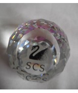 Vintage mini Swarovski Crystal Society SCS SOCIETY SCS swan logo Paperwe... - $320.51 MXN