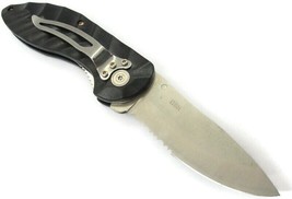 Frost Cutlery Stainless Steel Folding Pocket Knife Black Handle - £7.89 GBP