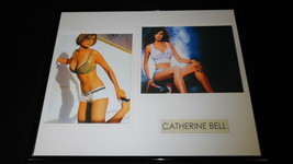 Catherine Bell Framed 16x20 Lingerie Photo Display JAG Army Wives - $79.19