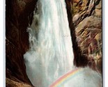 Great Falls Yellowstone Park WY Wyoming UNP Haynes UDB Postcard W18 - $8.86