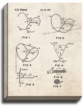 Female Condom Patent Print Old Look on Canvas - $39.95+