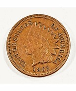 1863 1C Indiano Cent IN Extra Sottile XF Condizioni, Marrone Color, Bold... - €68,03 EUR
