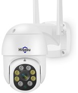 Hiseeu 2K 360° Pan/Tilt/Digital Zoom Wifi Security Camera Outdoor With M... - $44.96