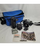 Pentax ME Super 35mm Camera 2 Lens Flash Strap Camera Bag Filters Instru... - $201.25 CAD