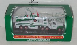 2012 HESS TOY Miniature Truck and Airplane NIB - £19.17 GBP