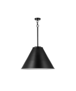 Globe Electric Irvine 24&quot; Wide LED Pendant - Matte Black - 66007 - £113.20 GBP