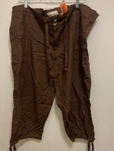 Personal Identity Women’s Brown Capri Pants Size 15 Waist 42” New NWT - £4.45 GBP