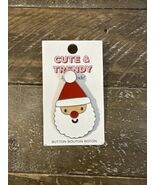 Cute Nd Trendy By La Mode Santa Metal Button - $17.77 CAD