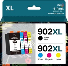 902XL Ink Cartridge Combo Pack Compatible for 902XL Ink Cartridges for H... - £44.68 GBP