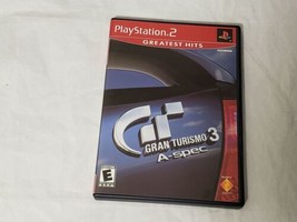 Sony PlayStation 2 PS2 Greatest Hits Gran Turismo 3 A-Spec w manual - $4.95