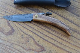 damascus custom made beautiful folding knife From The Eagle Collection 7... - $38.61