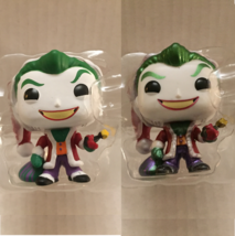 NEW Holiday DC Joker Funko Pocket Pop Figure &amp; Metallic Pocket Pop Figure - £11.17 GBP