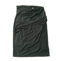 NWT MM. Lafleur Soho Pencil in Black Ruched Stretch Jersey Pull-on Skirt +1 $140 - £56.05 GBP