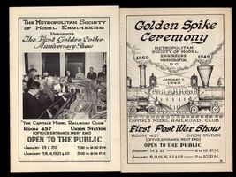 1949 METROPOLITAN SOCIETY of MODEL ENGINEERS Washington D.C. GOLDEN SPIK... - $12.82