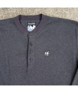 Vtg Big Dogs Sweater Men L Blue Henley Thermal Polar Dogs High Tech Gear... - $29.99