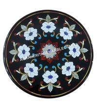 15&quot; Marble Console End Table Top Marquetry Inlaid Kitchen Interior Hallw... - $439.94