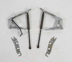 BMW E39 5-Series Front Hood Hinges Mounts Support Arms Silver E52 1997-2... - $58.41