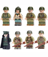 8pcs WW2 US Army Infantry Assault Squad Soldiers Minifigures Minifigs To... - $37.14 CAD