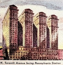 Statler Hotel Pennsylvania Postcard Buffalo New York 7th Ave c1940-60s P... - $386.56 MXN