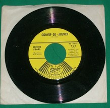 1966 MINNIE PEARL 45 RPM SINGLE RECORD GIDDYUP GO ANSWER ROAD RUNNER STA... - $8.66