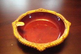 ROYAL BOVANO ITALY ENAMEL ON COPPER ASHTRAY GOLDEN RIM very nice - £34.88 GBP