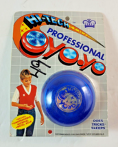 Vintage 1986 Imperial Toy Corp. Hi-Tech Professional Yo-Yo NOC Blue New Sealed - £14.46 GBP