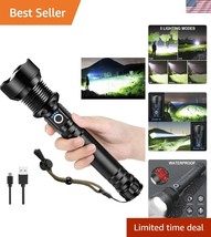Rechargeable Aluminum Flashlight 2300ft Reach - Perfect for Camping &amp; Hi... - $896.73 MXN