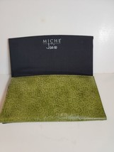 Miche Classic Jan&#39;ee Shell Green Faux Croc Gator Hand Bag Clutch Petite NWOT - $24.49