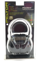 Peltor President Folding Hearing Protector Adjustable 26 NRR Noise Reduc... - £54.25 GBP