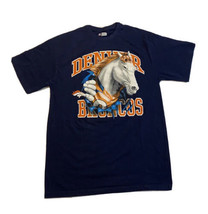 NFL Denver Broncos Smash Through T-Shirt Mens Large Short Sleeve Mascot  - $9.75