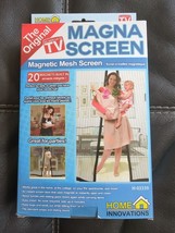 Magna Screen Door 20 Magnets Magnetic Mesh Screen The Original As Seen On Tv New - £15.17 GBP